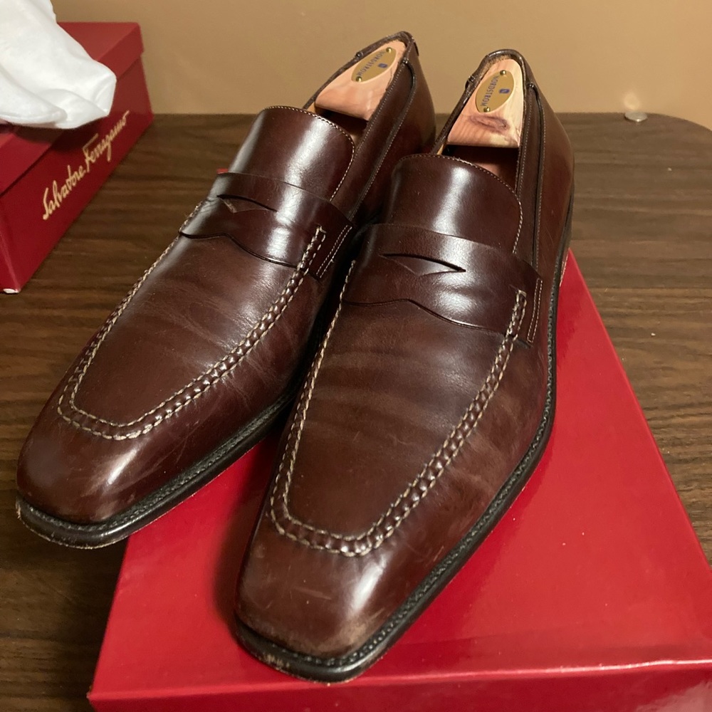 Ferragamo, Brown, 11B